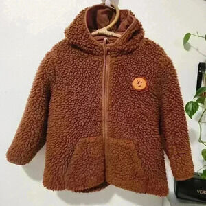 BOBO CHOSESMANTEAU CAPUCHE SHEEPSKIN FACE‎ SHEEPSKIN 18-24m